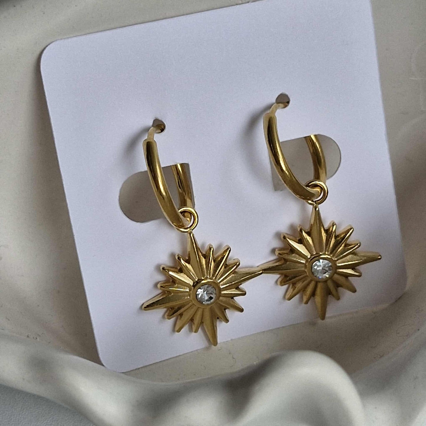 Matariki Star Gold Earrings